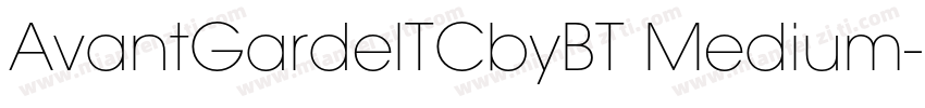 AvantGardelTCbyBT Medium字体转换